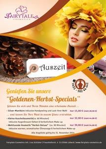 Fairytale Cosmetics Flyer Herbst 2014