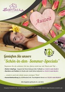 Fairytale Cosmetics Flyer Sommer 2014